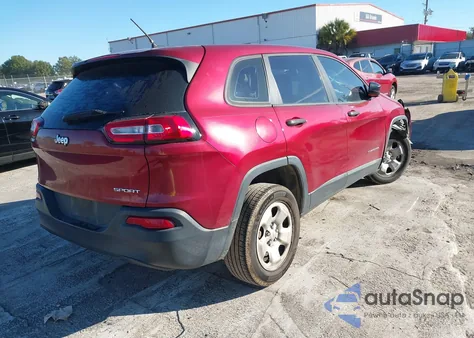2014 Jeep Cherokee Sport z USA, uszkodzony, nr VIN 1C4PJLAB2EW262474